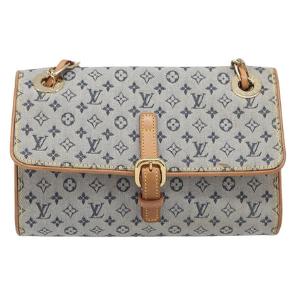 Louis Vuitton Camille Mini Lin, Blue, Canvas, Handbag