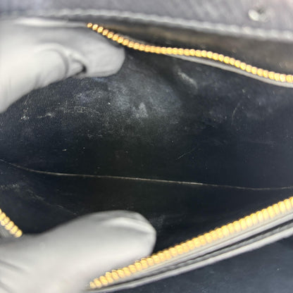 Celine Classic Box Smooth Leather, Black, Leather, Handbag