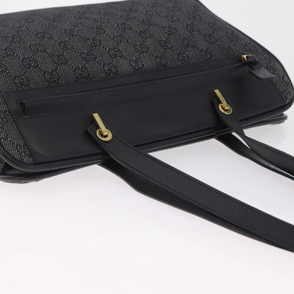 Gucci GG Canvas Canvas, Black, Canvas, Tote Bag