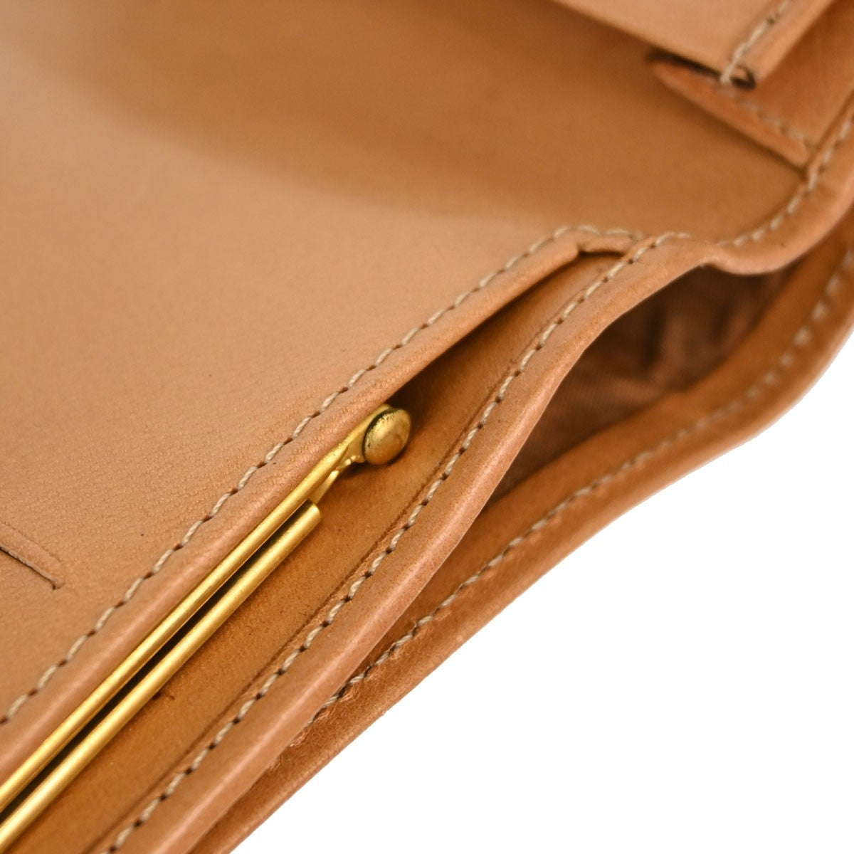 Celine Bifold Triomphe Coated Canvas, Brown, PVC, Wallet