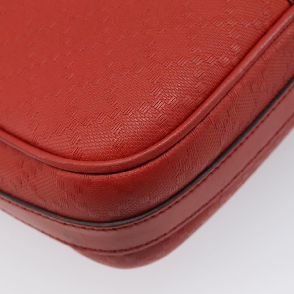 Gucci Bright Convertible Diamante Leather, Red, Leather, Briefcase