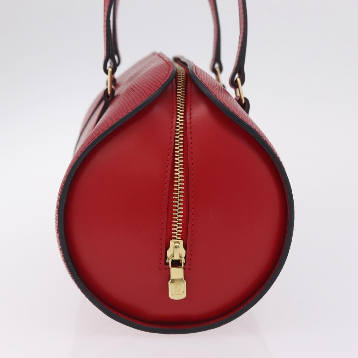 Louis Vuitton Soufflot Epi Leather, Red, Leather, Tote Bag