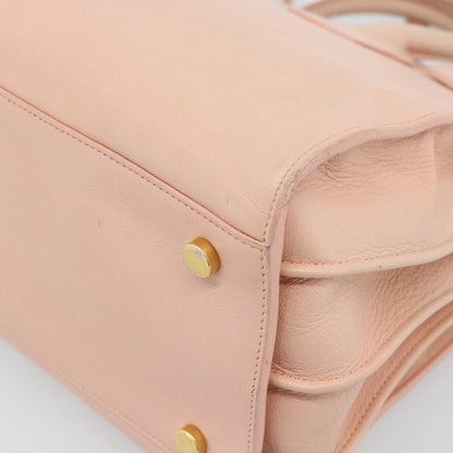 Saint Laurent Sac de Jour Leather, Pink, Leather, Handbag