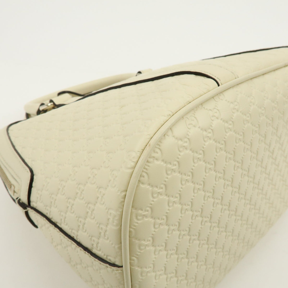 Gucci Convertible Dome Satchel Microguccissima Leather, Beige, Leather, Handbag