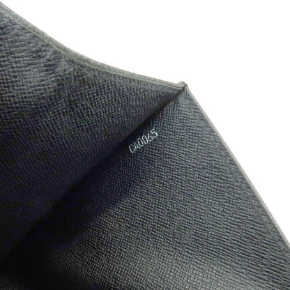 Louis Vuitton Selenga Pochette Taiga Leather, Gray, Leather, Clutch