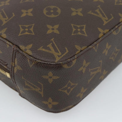 Louis Vuitton Spontini Monogram Canvas, Brown, Canvas, Handbag