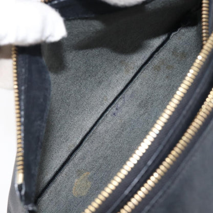 Celine Trio Leather, Black, Leather, Crossbody Bag