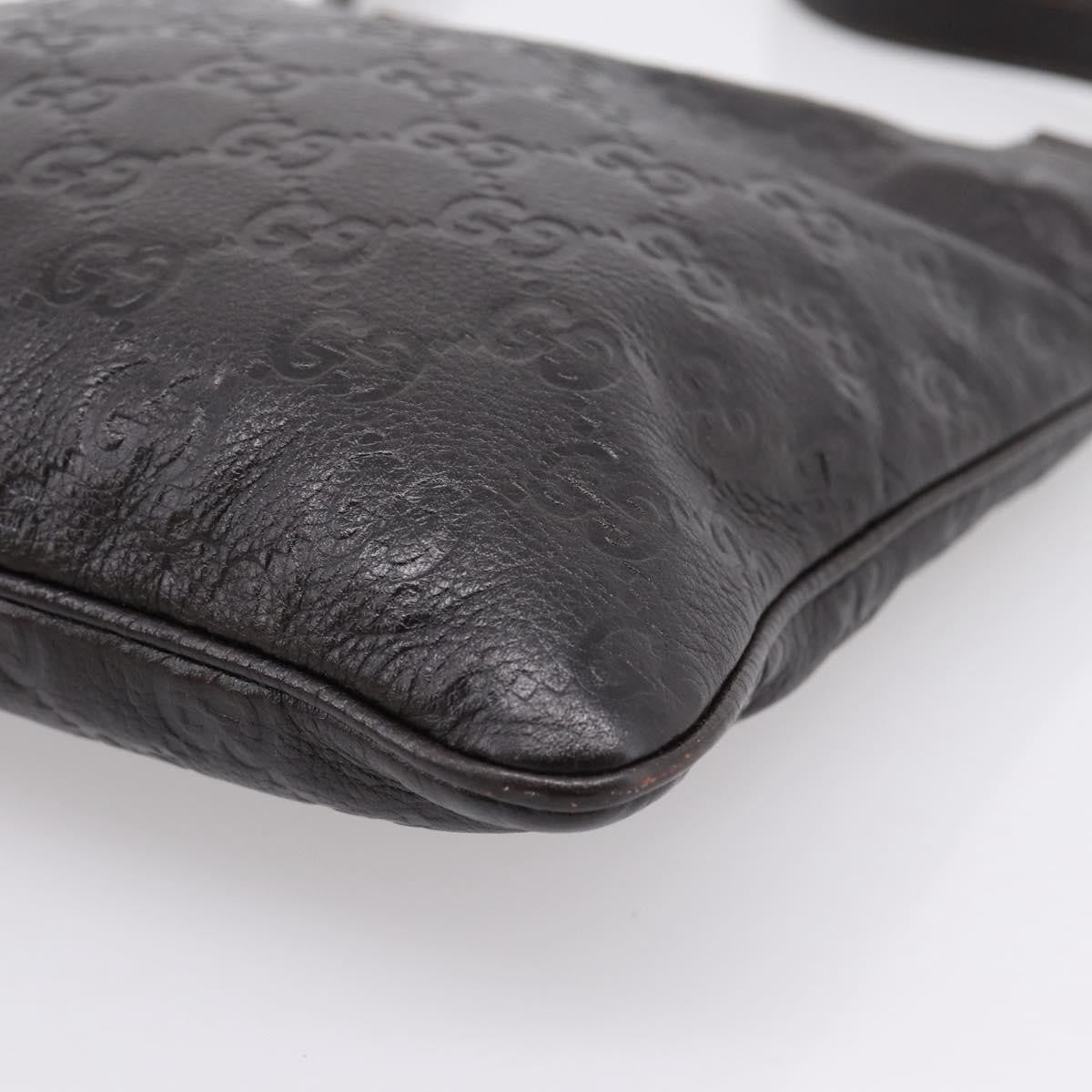 Gucci Crossbody Guccissima Leather, Brown, Leather, Crossbody Bag