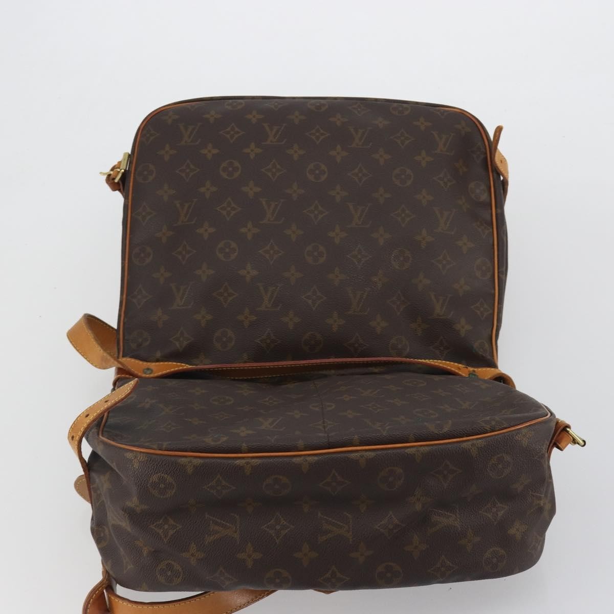 Louis Vuitton Saumur Monogram, Brown, Canvas, Shoulder Bag