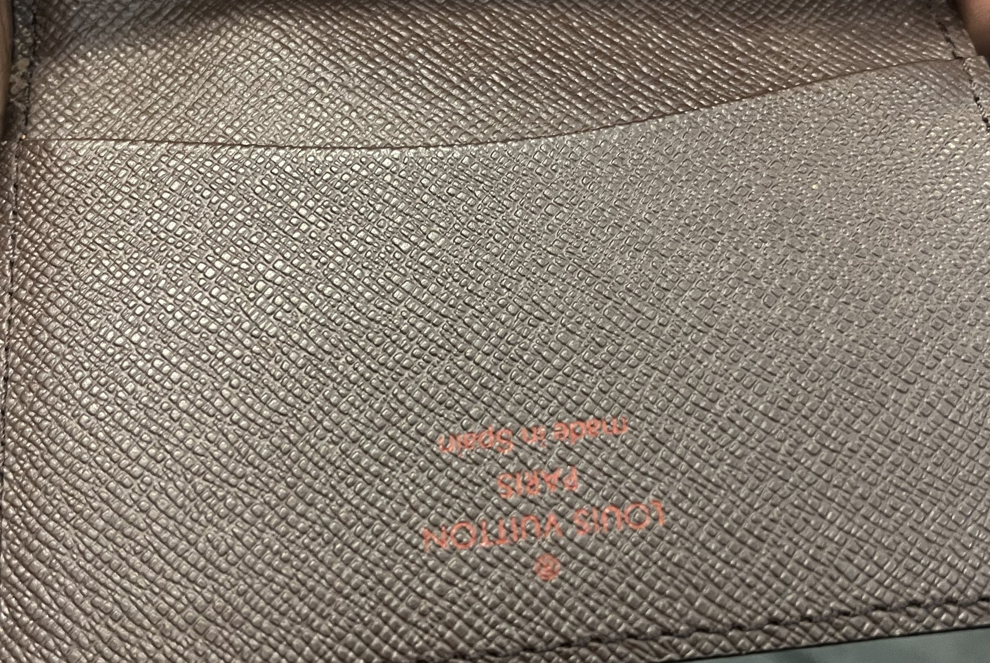 Louis Vuitton Envelope Business Card Holder Damier, Brown, Canvas, Card Holder