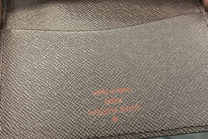 Louis Vuitton Envelope Business Card Holder Damier, Brown, Canvas, Card Holder