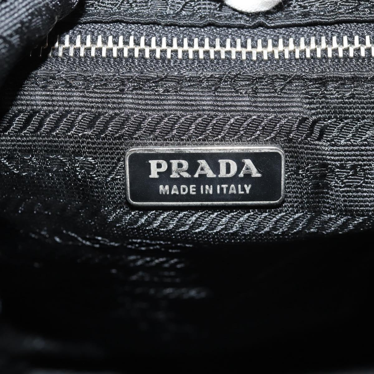 Prada Nappa Acciaio Tote bag, BLACK, LEATHER, Tote bag
