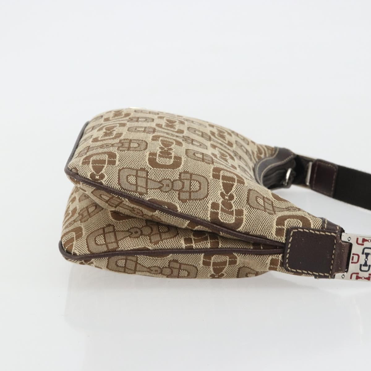 Gucci Vintage Top Handle Canvas, Beige, Canvas, Handbag