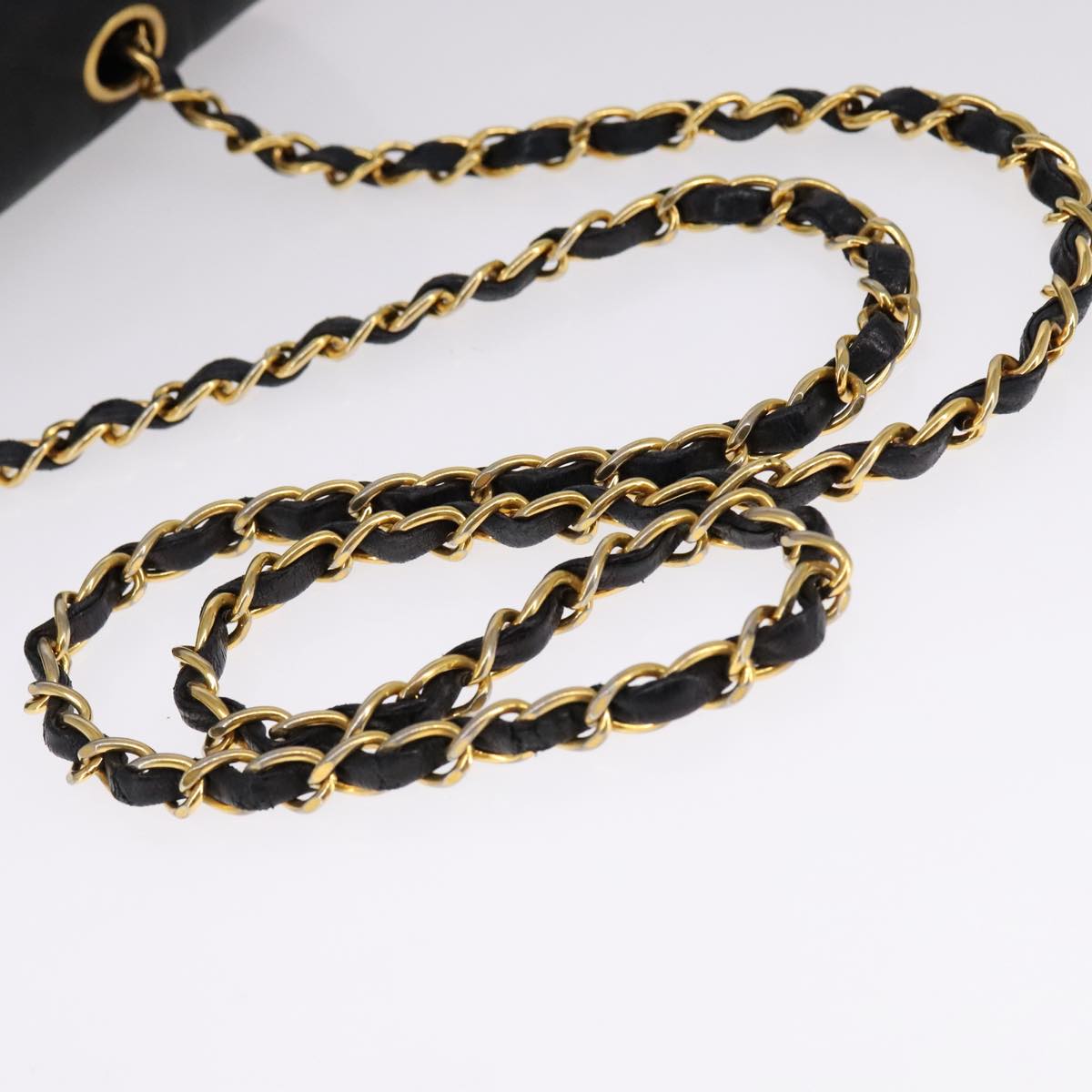 Chanel Vintage Diana Flap Bag Quilted Lambskin, BLACK, LEATHER, Shoulder bag