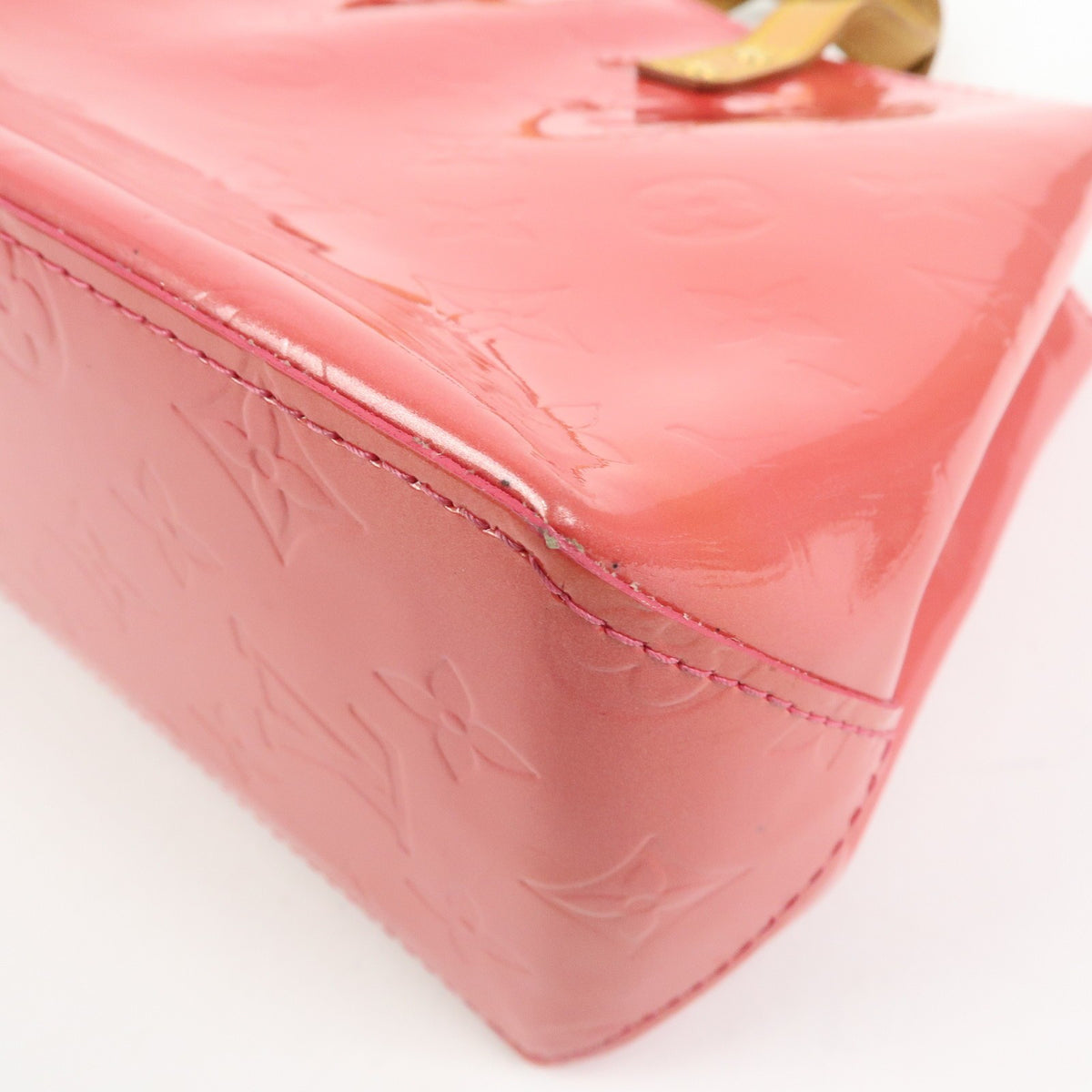 Louis Vuitton Reade Monogram Vernis, Pink, Patent Leather, Handbag
