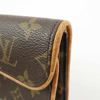Louis Vuitton Florentine Waist Monogram Canvas, Brown, Canvas, Handbag