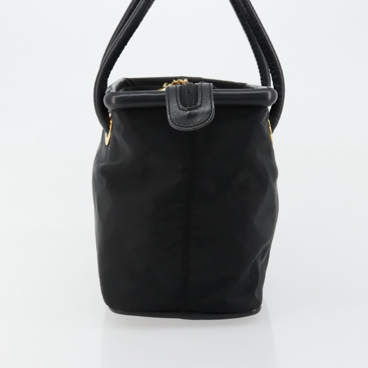 Celine Handbag Nylon, Black, Nylon, Handbag