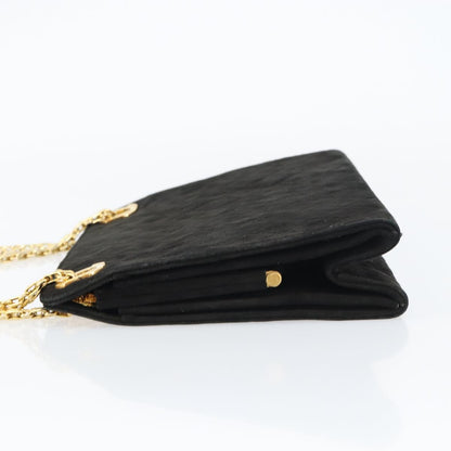 Chanel Matelasse Chain Shoulder Bag Suede, BLACK, SUEDE, Shoulder bag
