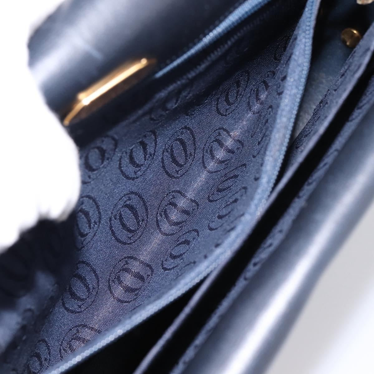 Cartier Sapphire Line Leather, Black, Leather, Shoulder Bag
