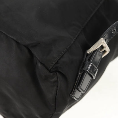 Prada Front Pocket Tessuto, Black, Nylon, Backpack