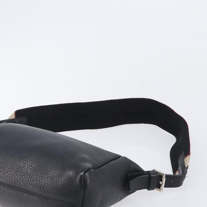 Burberry Shoulder Leather, Black, Leather, Shoulder Bag