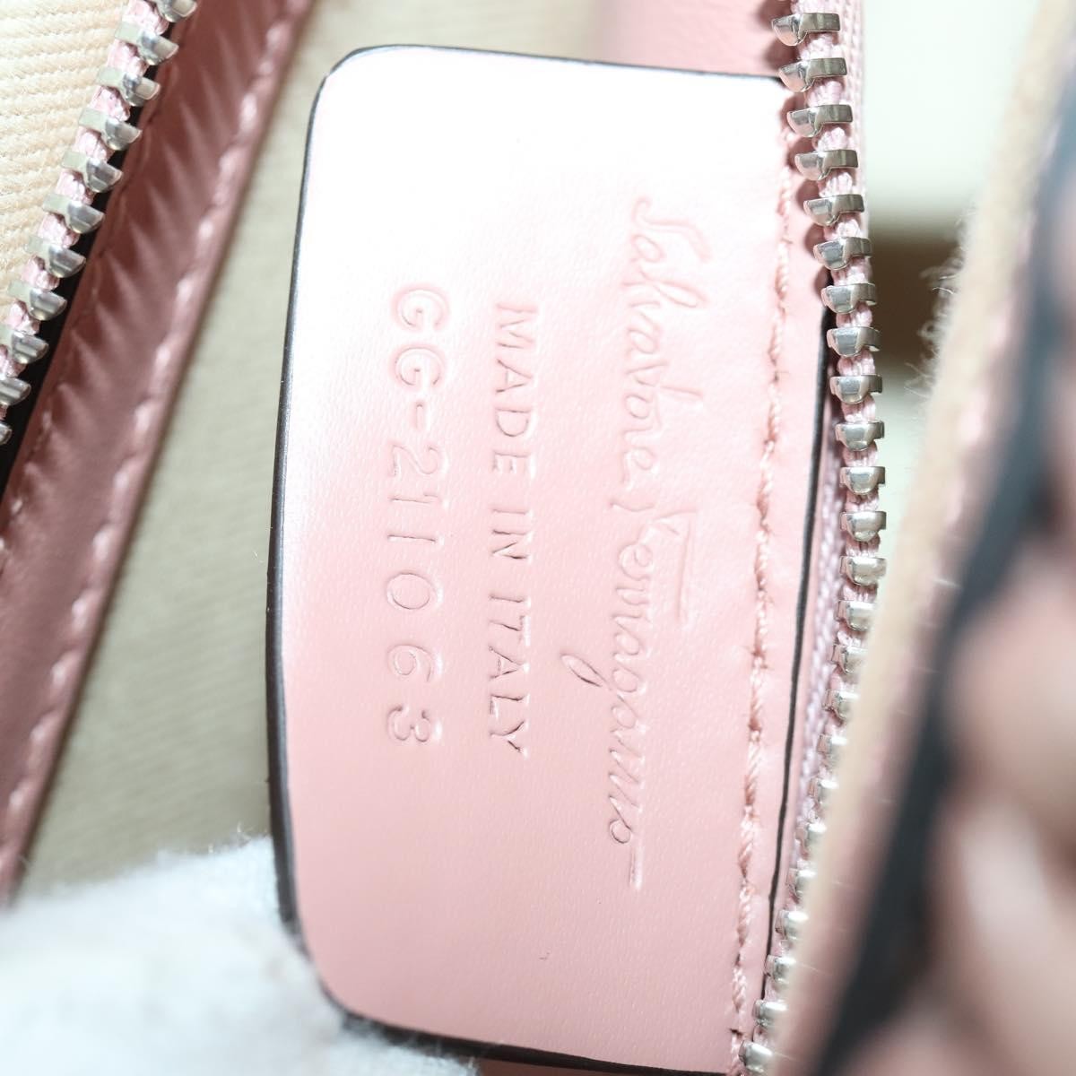 Salvatore Ferragamo Boxyz Top Handle Woven Leather, Pink, Leather, Handbag
