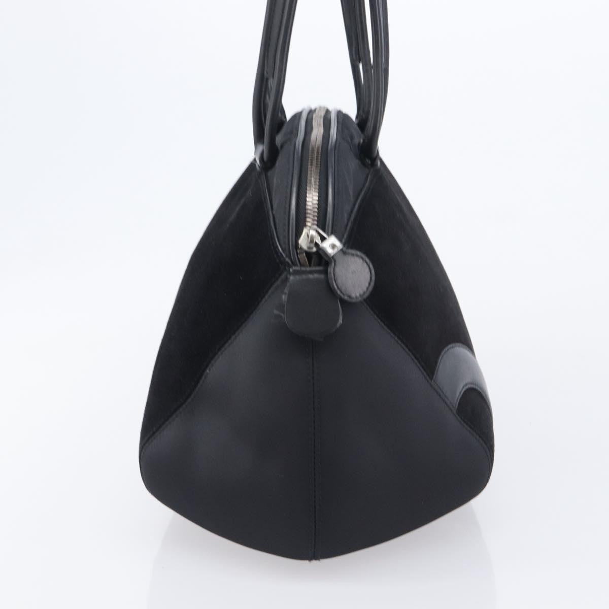 Salvatore Ferragamo Vintage Suede, Black, Suede, Shoulder Bag