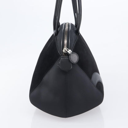 Salvatore Ferragamo Vintage Suede, Black, Suede, Shoulder Bag