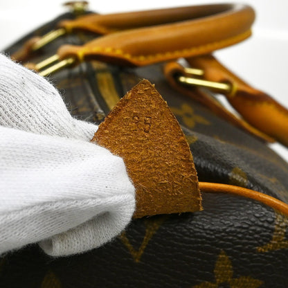 Louis Vuitton Speedy Monogram Canvas, Brown, Canvas, Handbag