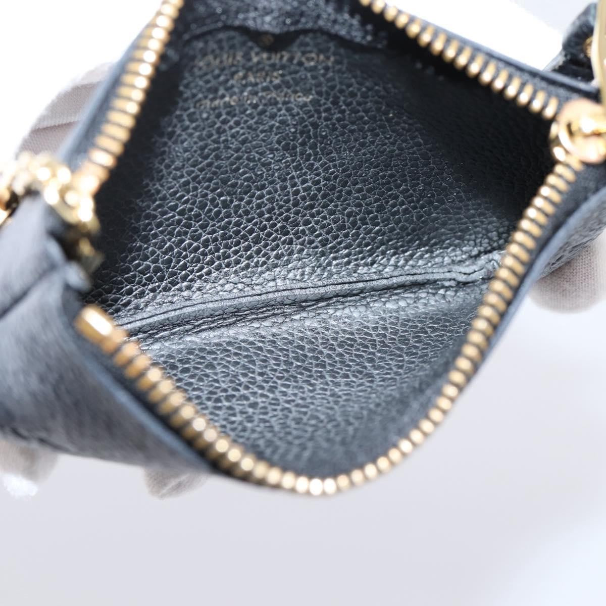 Louis Vuitton Key Monogram Empreinte Leather, Black, Leather, Clutch