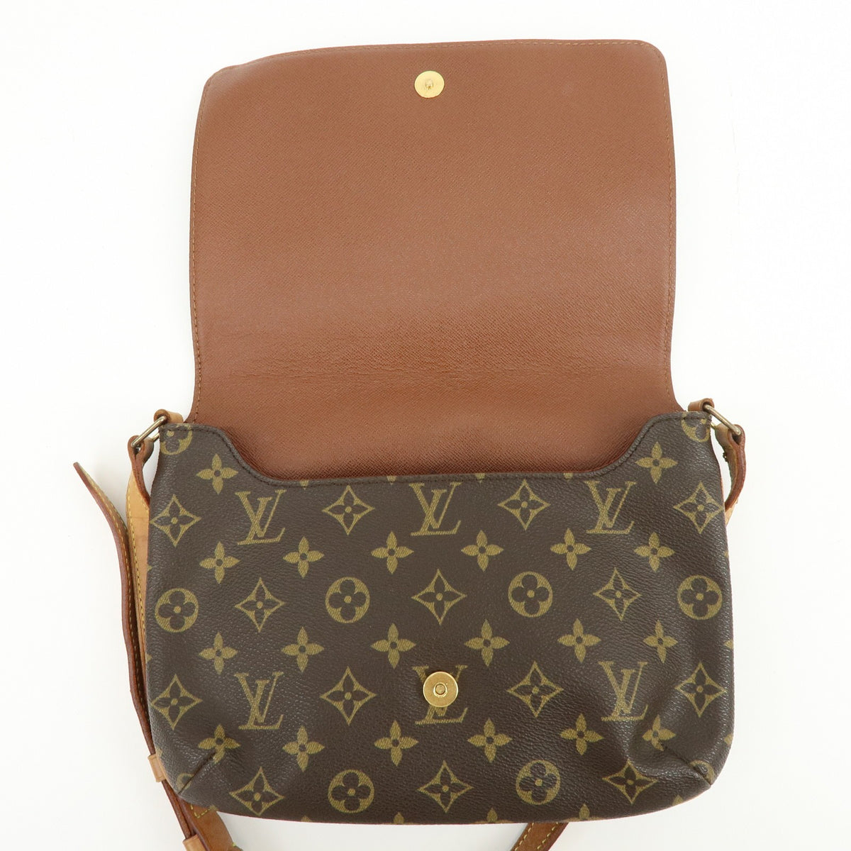 Louis Vuitton Musette Tango Monogram Canvas, Brown, Canvas, Shoulder Bag