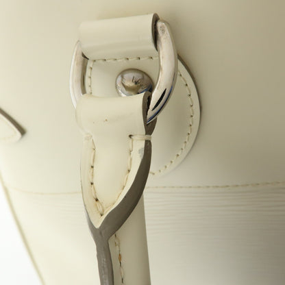 Louis Vuitton Passy Epi Leather, White, Leather, Tote Bag