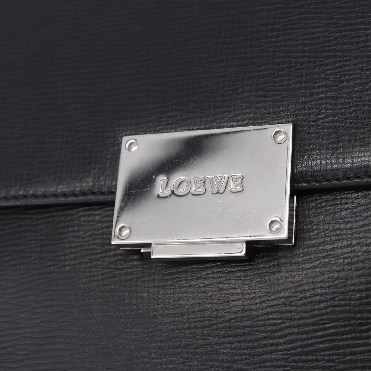 Loewe Shoulder bag Leather, Black, Leather, Shoulder Bag