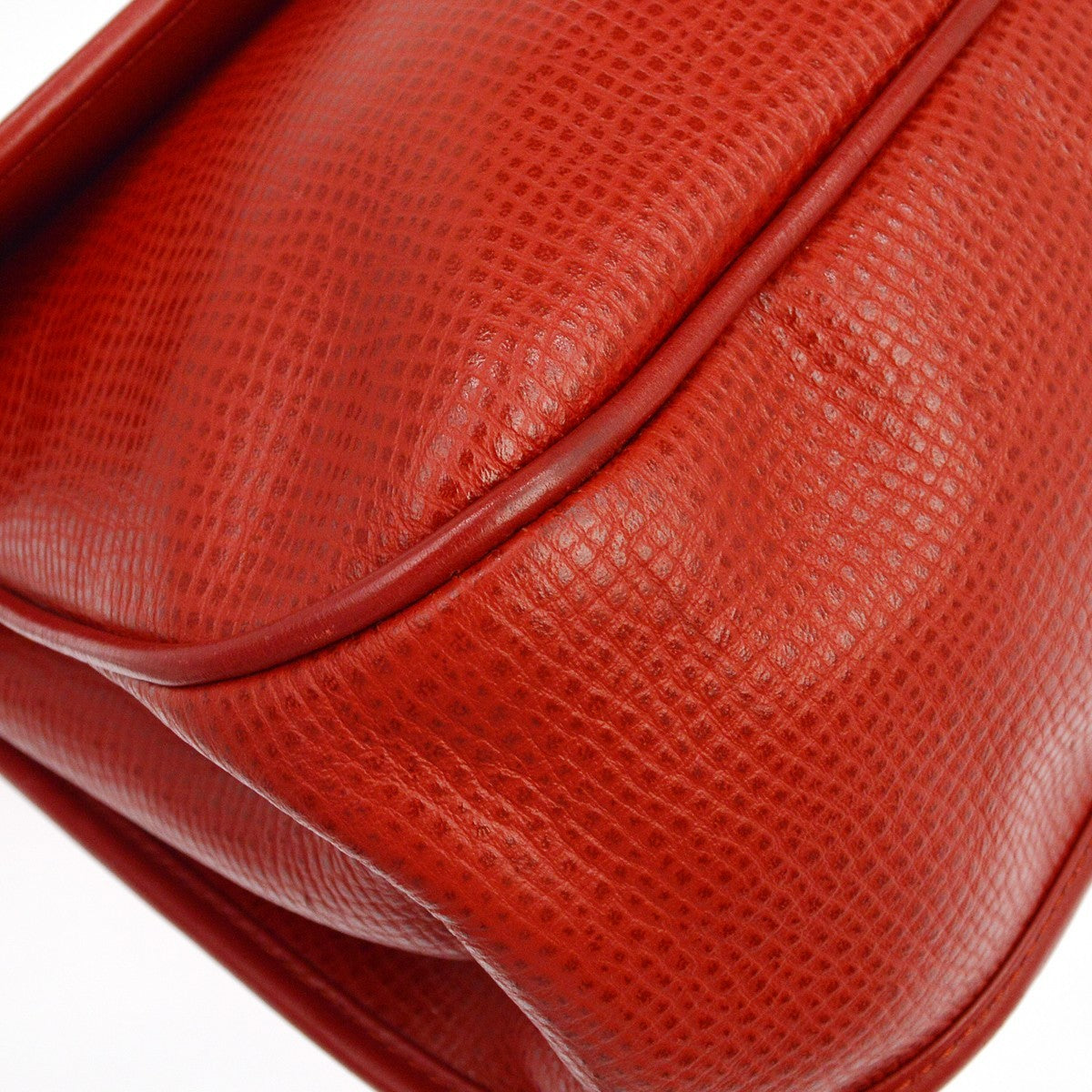 Christian Dior Shoulder Leather, Red, Leather, Shoulder Bag