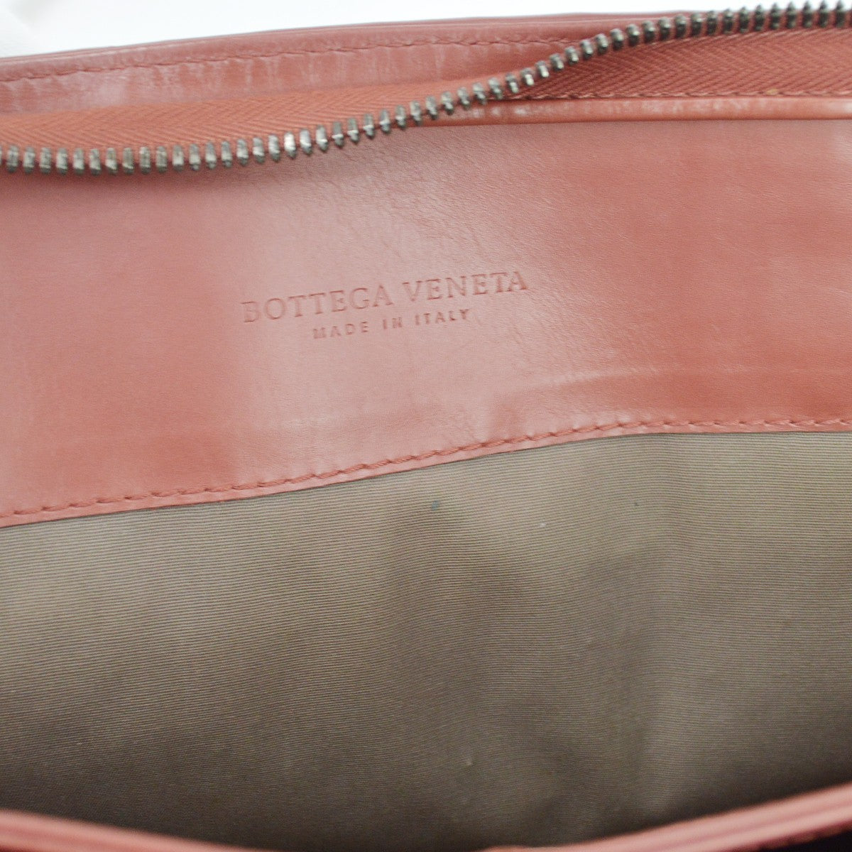 Bottega Veneta Soft Slim Intrecciato Nappa, Brown, Leather, Briefcase