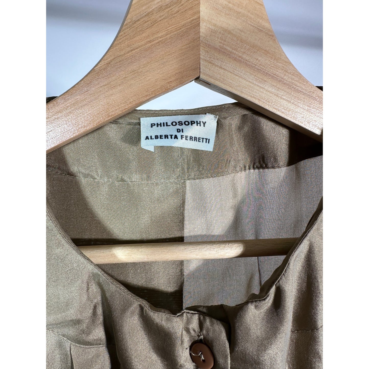 ALBERTA FERRETTI Pleated Silk Dress