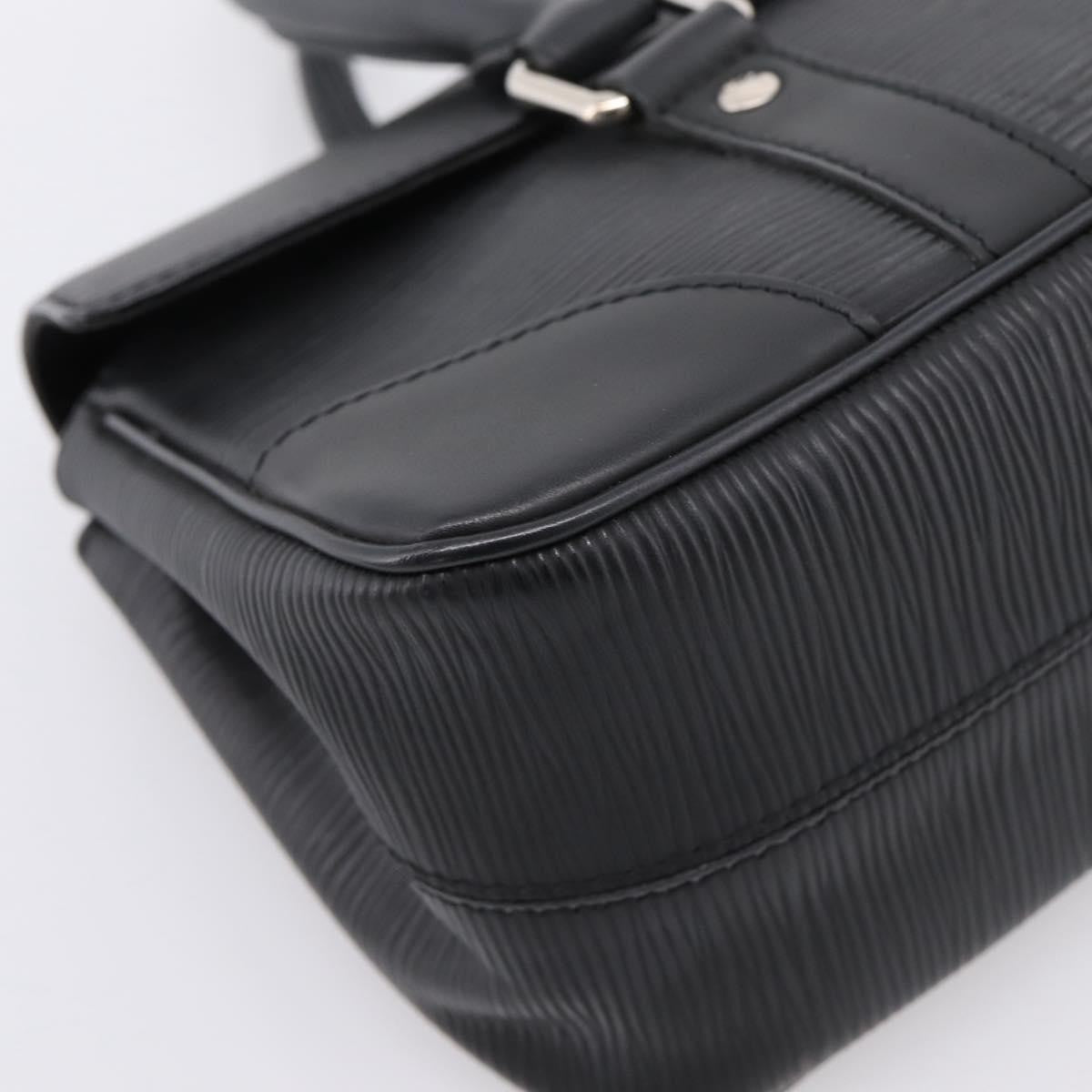 Louis Vuitton Segur Epi Leather, Black, Leather, Handbag