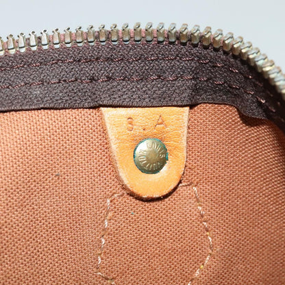 Louis Vuitton Speedy Handbag Monogram Canvas, BROWN, CANVAS, Handbag