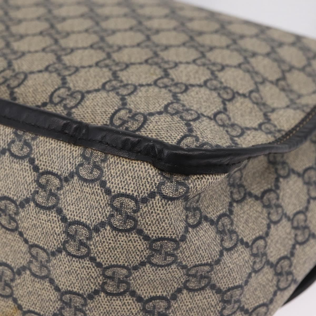 Gucci GG Messenger GG Coated Canvas, Navy, PVC, Shoulder Bag