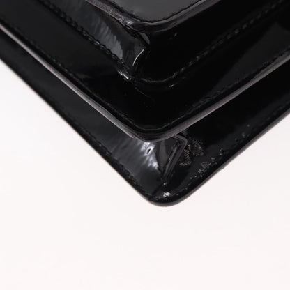 Louis Vuitton Monceau Vernis, Black, Patent Leather, Handbag