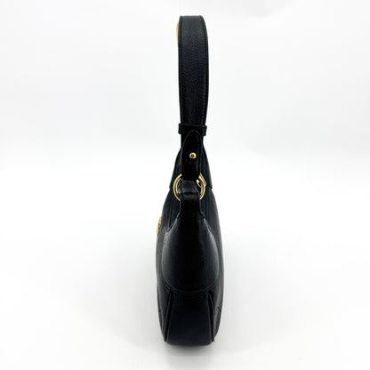 Gucci Aphrodite Leather, Black, Leather, Shoulder Bag