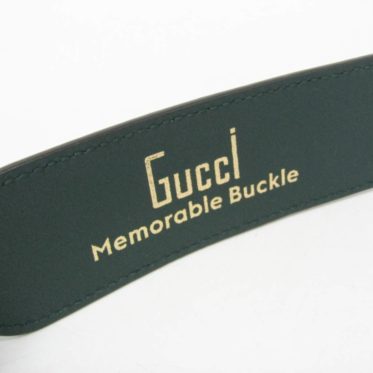 Gucci GG Marmont Reversible Belt Leather, Green, Leather, Belt