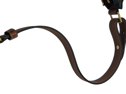 Celine Ava Bag Triomphe Canvas, Brown, Leather, Shoulder Bag