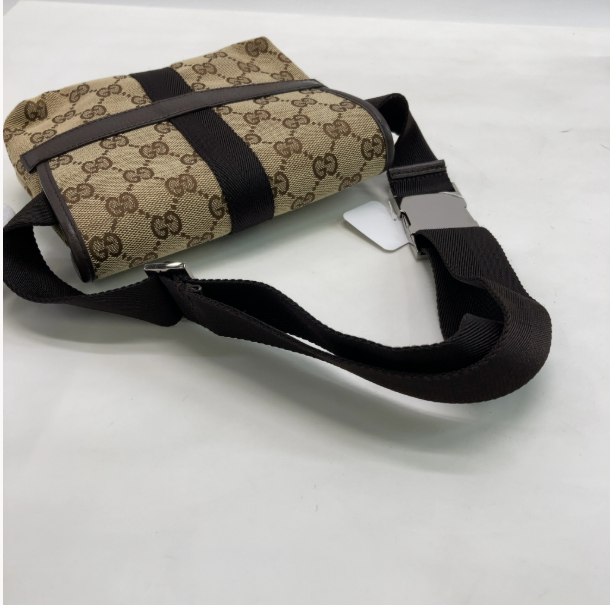 Gucci GG Canvas Bag Canvas, Brown, Canvas, Clutch