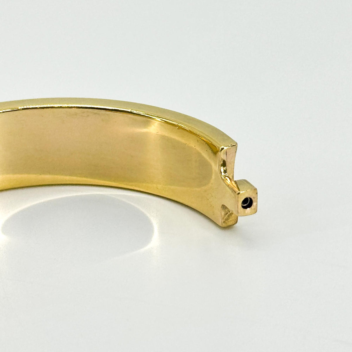 Hermes Clic H Fusion Enamel, Gold, Metal, Bracelet