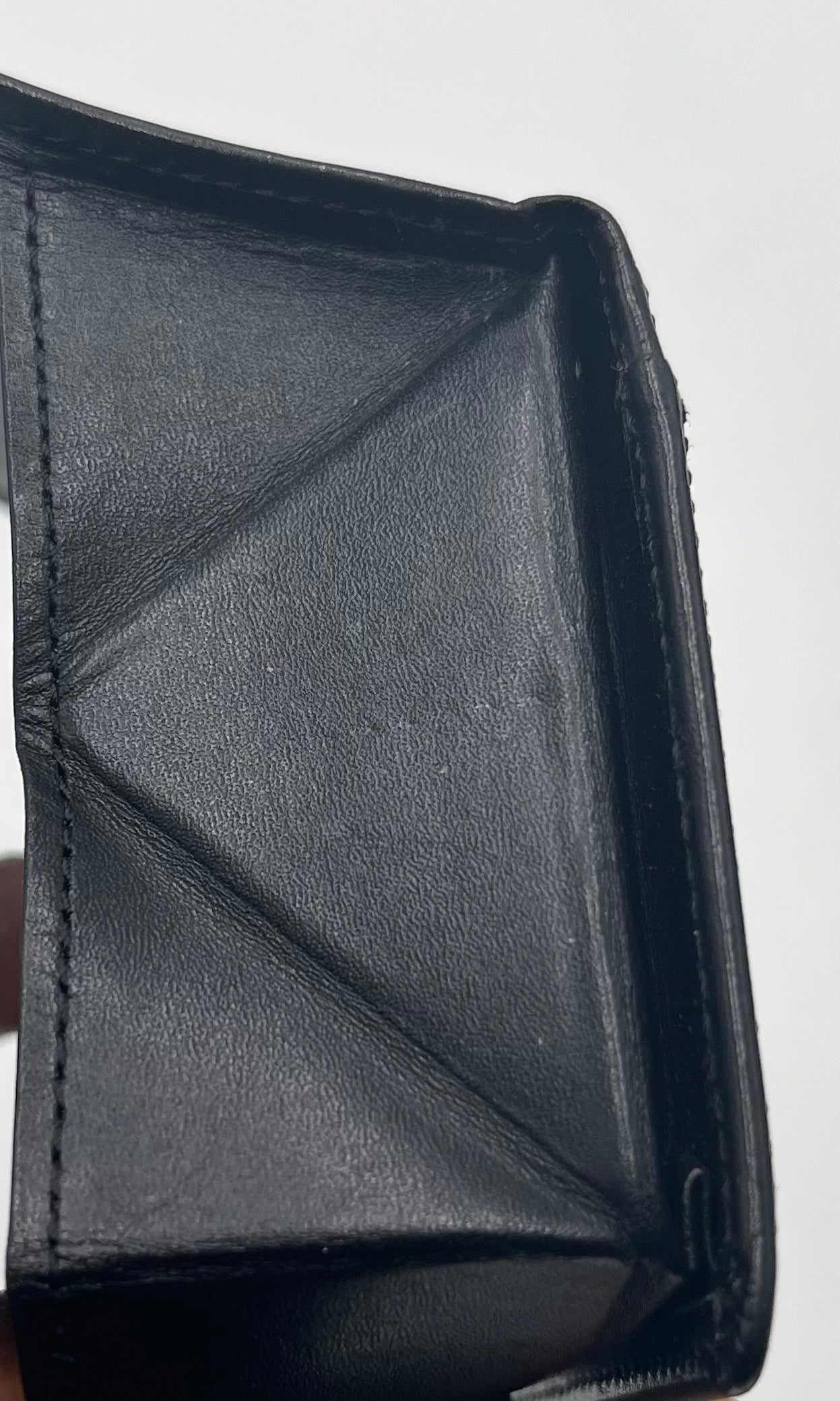 Burberry Mini card holder leather, Black, Leather, Wallet