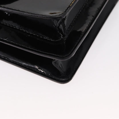 Louis Vuitton Monceau Vernis, Black, Patent Leather, Handbag