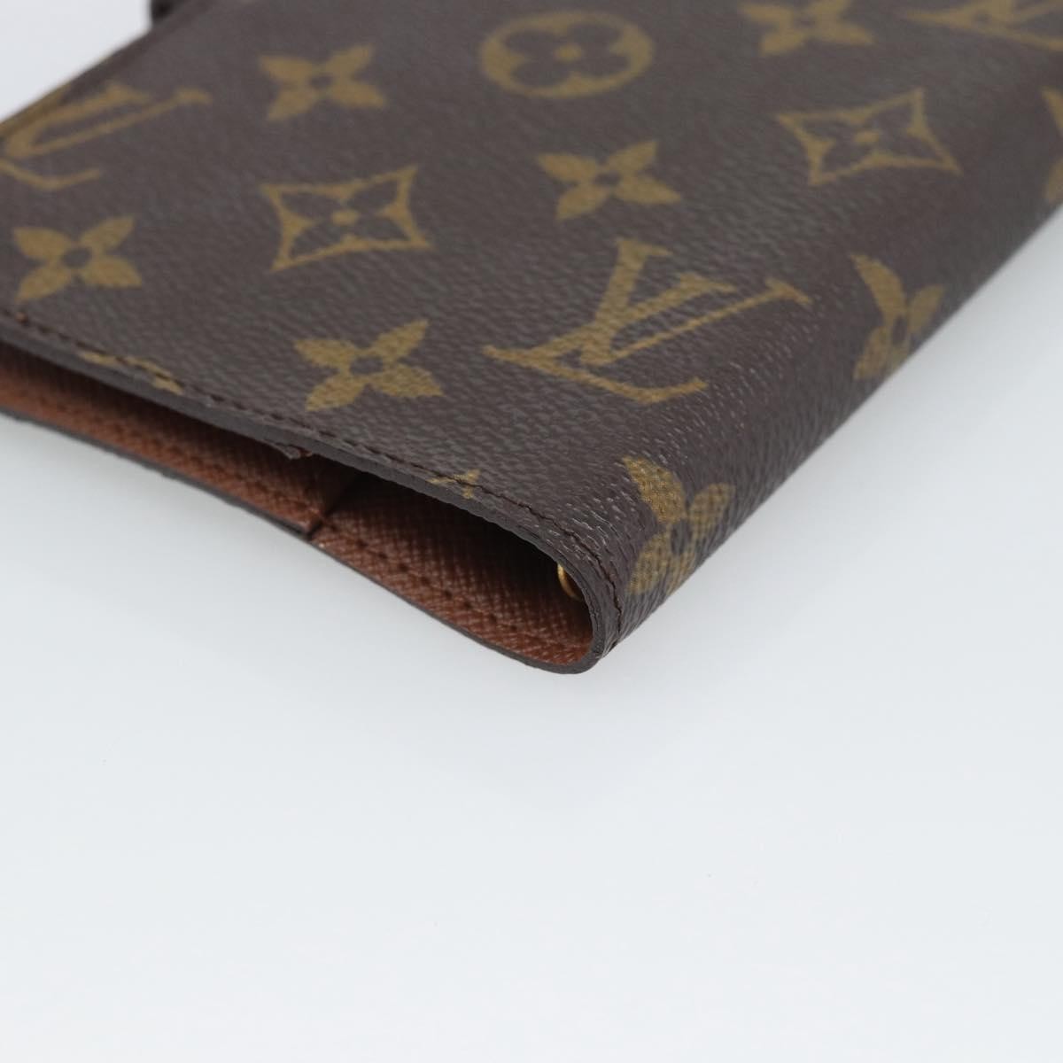 Louis Vuitton Agenda Cover Monogram Canvas, Brown, Canvas, Wallet
