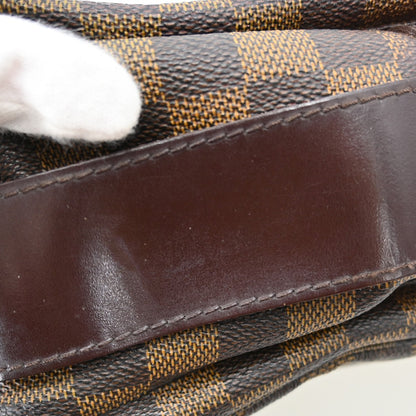 Louis Vuitton Naviglio Damier, Brown, Canvas, Shoulder Bag