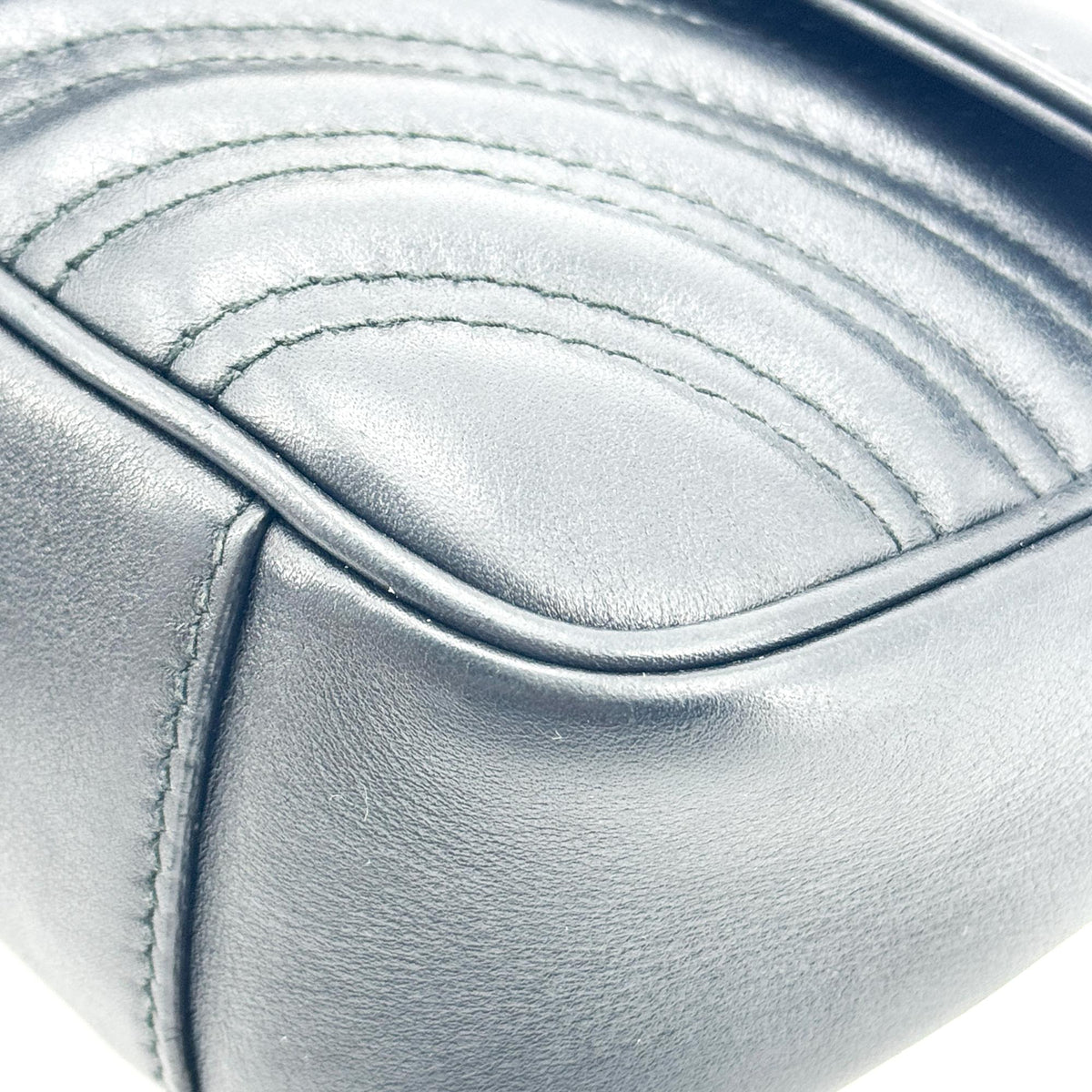 Gucci GG Marmont Flap Matelasse Leather, Black, Leather, Handbag
